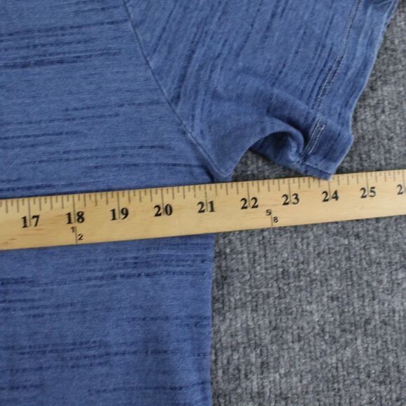 Billy Reid Shirt Mens XL Pensacola Polo Blue Cotton Short Sleeve Casual - Picture 7 of 9